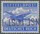 Feldpostmarken: 1944, Insel Leros: Inselpost-Zulassungsmarke, Gezähnt, Mit KOPFSTEHENDEM, Nach Links - Other & Unclassified