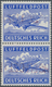 Feldpostmarken: 1944, Insel Leros: Inselpost-Zulassungsmarke, Gezähnt, Senkrechtes Paar, Obere Marke - Andere & Zonder Classificatie