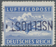 Feldpostmarken: 1944, Insel Leros: Inselpost-Zulassungsmarke, Durchstochen, Mit KOPFSTEHENDEM, Nach - Sonstige & Ohne Zuordnung