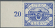 Feldpostmarken: 1945, U-Boot Hela Violettultramarin, Mit Breitem Linken Bogenrand Und Reihen-Zählnum - Other & Unclassified