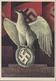 Nuremberg Nurnberg Reichsparteitag 1937 Aigle Croix Gammée Nazi Drapeau Cachet Corbeau Panz Armee Oberkommando 1 - Lettres & Documents