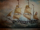 Trois Mâts ALFRED ,Capitaine Viale,au Détroit De Gibraltar, Pour ANTILLES (Portrait Navire  ,dim. Hors-tout = 48 X 36cm - Decorazione Marittima