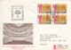 Finland 1973 To Canada Cover Sc #540 60p The Barber Of Seville Block Of 4 National Opera 100th Ann - FDC