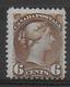 CANADA - 1870 - YVERT N°32 BRUN * MH - COTE = 400 EUR. - Ungebraucht