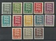 Estland Estonia 1928/1929 Michel 74 - 86 THIN PAPER Type Complete Set! * - Estland