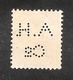 Perfin/perforé/lochung Switzerland No YT131 1909-1932 Hélvetie A.H.  C°  A. Hufenus & Cie St Gallen - Perforadas