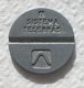 Brasil Telephone Token 1987 LOCAL FONTAMAC  A   Inside Square SISTEMA TELEBRAS Logo - Monétaires / De Nécessité