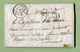 CHERBOURG  Pour  LE CROISIC  : Taxe à 25  (1853)  Catégorie : MARINE - 1849-1876: Période Classique