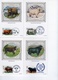 Uk 1984 Benham Silk Cattle, Bull, Cow Set Of 5 FD Maximum Cards / Postcards - Farm