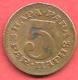 5 Dinara , YOUGOSLAVIE , Cupro-Zinc , 1965 , N° KM # 43 - Yougoslavie