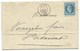 N° 29 BLEU NAPOLEON SUR LETTRE / CETTE POUR BEDARIEUX 1868 / AVEC CORRESPONDANCE - 1849-1876: Periodo Classico