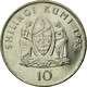Monnaie, Tanzania, 10 Shilingi, 1993, TTB, Nickel Clad Steel, KM:20a - Tanzanía