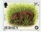 Lote J2, Jersey, 1997, Sello, Stamp, 5 V, Wildlife Preservation, Bird, Frog, Pigmy Hog - Jersey