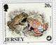 Lote J2, Jersey, 1997, Sello, Stamp, 5 V, Wildlife Preservation, Bird, Frog, Pigmy Hog - Jersey