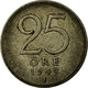 Monnaie, Suède, Gustaf V, 25 Öre, 1949, TB+, Argent, KM:816 - Suède