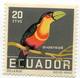 Lote EC100, Ecuador, 1958, Sello, Stamp, 4 V, Ave, Bird - Ecuador