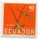 Lote EC100, Ecuador, 1958, Sello, Stamp, 4 V, Ave, Bird - Ecuador