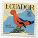 Lote EC102, Ecuador, 1958, Sello, Stamp, 4 V, Ave, Bird, De La Rue - Ecuador