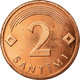 Monnaie, Latvia, 2 Santimi, 2006, TTB, Copper Clad Steel, KM:21 - Lettonie