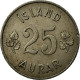 Monnaie, Iceland, 25 Aurar, 1946, TTB, Copper-nickel, KM:11 - Islande