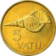 Monnaie, Vanuatu, 5 Vatu, 1999, British Royal Mint, TTB, Nickel-brass, KM:5 - Vanuatu