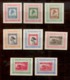 Belgian Congo - BL3A/10A - 8 S/S - Full Set - Sheets UPU - MH - Blocs