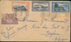 BELGIAN CONGO  AIR COVER FROM MAHAGI 1936 TO ISEGHEM VIA JUBA LITTLE SCOTCH ON THE FACE - Lettres & Documents