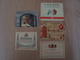 LOT DE 5 ETIQUETTES VIN DES AMOUREUX GRAND SAINT NICOLAS JULIENAS BOURGOGNE CALVADOS - Collections & Sets