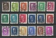 Estland Estonia 1936-1940 Präsident Päts Complete Set O - Estonie