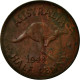 Monnaie, Australie, George VI, 1/2 Penny, 1948, TB+, Bronze, KM:41 - ½ Penny