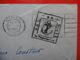 LETTRE CACHET DE FRANCHISE MILITAIRE NIMES D A C 55 LE VAGUEMESTRE 1940 - 1921-1960: Modern Period