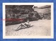 Photo Ancienne Snapshot - BIARRITZ - Portrait Jeune Femme En Maillot De Bain - 1947 - Fille Pose Mode Semi Nude Sexy - Pin-Ups