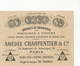 Chromo Pub  Soie Coton Charpentier Machine Coudre Billet German Bank Mark Banknote - Monnaies (représentations)