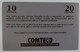 BOLIVIA - Inductive - BOL-COM-2 - Trial Card Comteco - 1996 - 20U - Mint - Bolivien