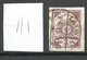 Lettland Latvia 1919 Michel 15 Y (Vertically Ribbed Paper/senkrecht Geripptes Papier) O - Lettland