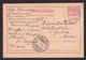 Turkey-Ottoman Empire: Stationery Postcard Smyrna To Switzerland, 1913?, From Bridge Inspector, Rare Use (minor Crease) - Brieven En Documenten