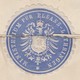 LETTRE. 27 12 1882. MINISTERIUM FÜR ELSASS  - LOTHRINGEN STRASSBURG POUR COLMAR. ETIQUETTE BLEUE AU VERSO - Altri & Non Classificati