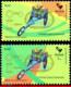 Ref. BR-OLYM-E02 BRAZIL 2015 SPORTS, PARALYMPIC GAMES, RIO, 2016, ATHLETICS, LEFT & RIGHT SHEET, MNH 2V - Behinderungen