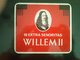 "WILHELM II"  -10 Extra Senoritas  -Made In Holland -Empty Cigarette  Metal  Box,  Around 1960 (12.5x11 Cm) - Zigarettenetuis (leer)