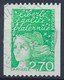 France - Marianne De Luquet 2,70 Vert Type I (roulette + N° Rouge 335) YT 3100a Obl - 1997-2004 Marianne Du 14 Juillet