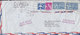 United States Air Mail Special Delivery PEORIA Illinois 1960 Cover Brief NEW YORK 2x Special Delivery Stamps (2 Scans) - Special Delivery, Registration & Certified