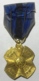 Médaille D'Or De L'Odre De Léopold II. Ruban Défraichi. - Belgique