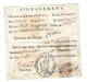 Carte De SURETE  "Commune De Paris" 3e Complémentaire An4  19 Sept 1796 - Documents Historiques