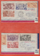 WALLIS 2 LETTRES RECOMMANDEES SIGNEES DECARIS SERIE TCHAD AU RHIN DE 1947  POUR NEW YORK ETATS UNIS - Storia Postale