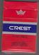 CREST  - Indian  Empty Cigarettes Carton Box - Around 1970 - Etuis à Cigarettes Vides