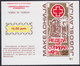 Yugoslavia 1991 Solidarity Week, Surcharge, Booklet Perforated And Imperforated  Michel 201-204 - Carnets