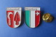 2 Pin's, Ville,Village,GEBENSTORF,NEUENBURG, Blason, Suisse, Wappen, - Villes