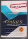 CEDARS - Lebanese Empty Cigarettes Carton Box - Around 1970 - Etuis à Cigarettes Vides