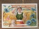 CHROMO CHOCOLAT SUCHARD S53 1897 Flower Girls Femmes Fleurs Centaurea Cyanus - Suchard