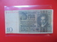 Reichsbanknote 10  MARK 1929 - 10 Mark